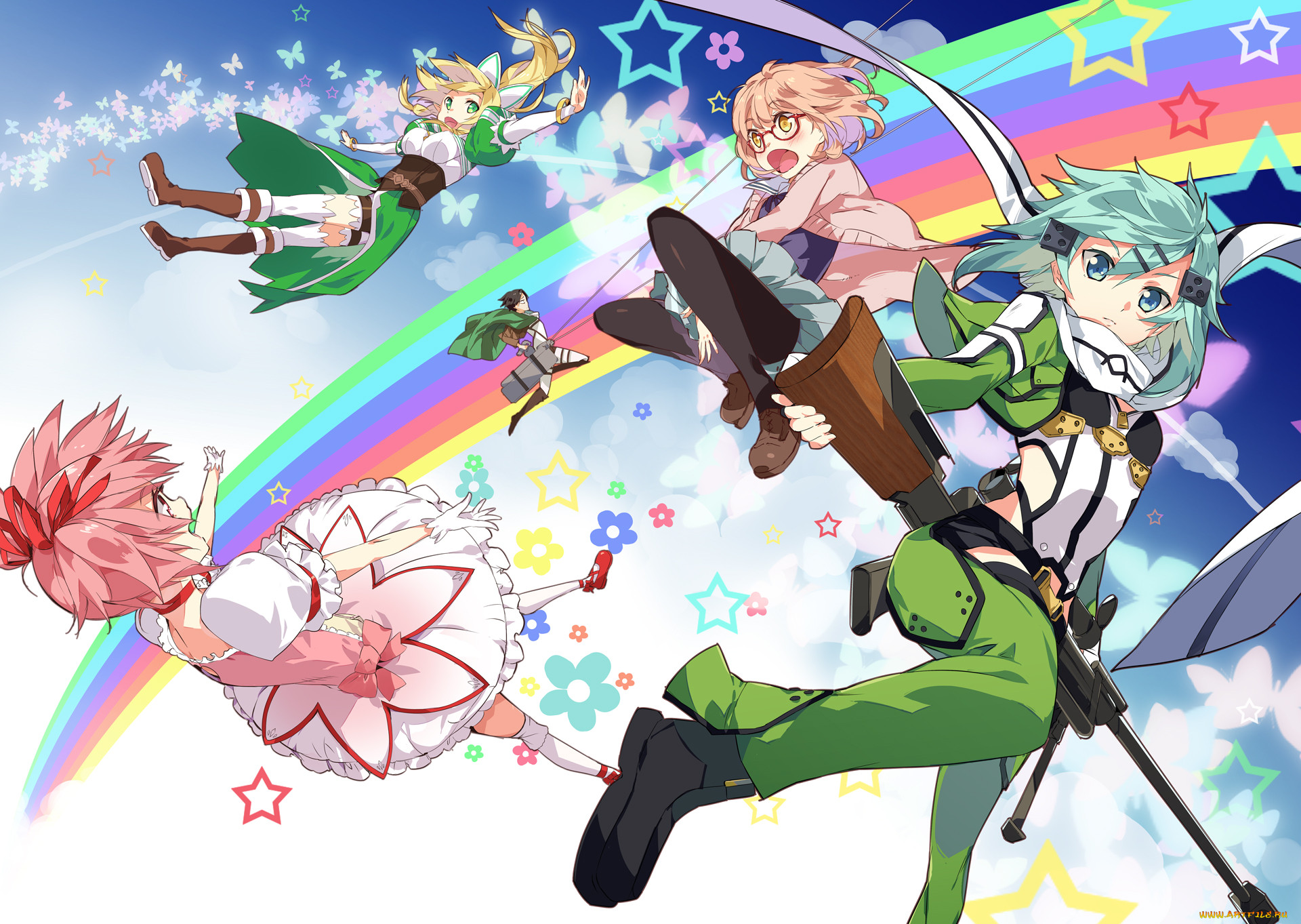 , kyoukai no kanata, , , , , 